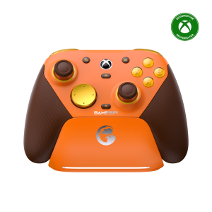 GameSir G7 Pro Tri-Mode XBOX Wired. PC & Mobile Wireless Controller - Amber Flame